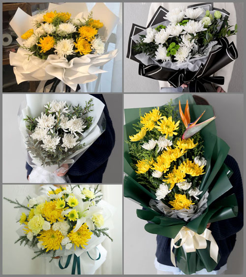 上海崇明区横沙乡丰乐村白事花束代送
